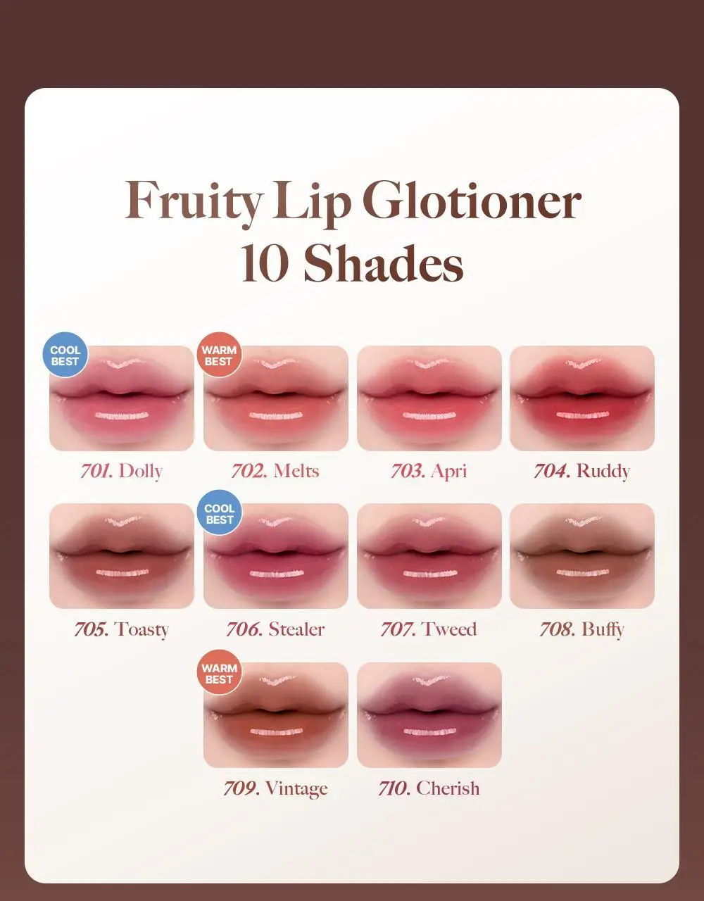 [한정컬러증정] 라카 프루티 립 글로셔너 10ml (단품/기획) 상세페이지 7